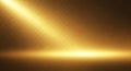 Golden spotlight illuminates a dark stage backdrop Royalty Free Stock Photo