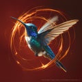 Stunning Hummingbird in Flight