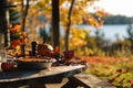 cozy canadian thanksgiving rustic table setting