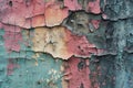 Echoes of the Past: Urban Decay on a Worn and Weathered Surface