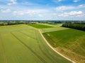 Aerial View of Agrarian Splendor