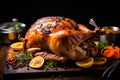 grilled turkey with herbs