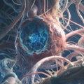 Stunning 3D Rendition of Human Cell