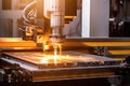 High-precision technological equipment used for innovative material processing