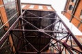 Industrial Steel Structure of a Historic Mining Facility Royalty Free Stock Photo