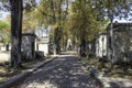 Autumn\'s Repose: Pathway through the Cemetery