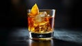 whisky cocktail elegance Royalty Free Stock Photo