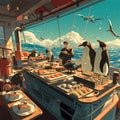 Luxurious Yacht Sushi Feast