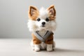 Adorable Puppy in Stylish Jacket