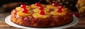 a scrumptious crushed pineapple upside-down cake