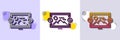 Image carousel line icon. Photo thumbnail sign. Halftone dotted pattern. Vector