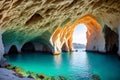 cave in Orosei Gulf. Shot in sardinia, Italy made with Generative AI