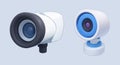 CCTV Surveillance Camera Icon Illustration