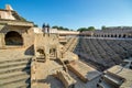 Image of chand baori a historical stepwell at bandikui rajasthan india