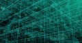 Image of charts and data processing over 3d grid