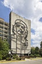 Image of Che Guevara on Revolution Square in Havana. Cuba
