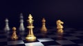 Image of chess game. Business, competition, strategy, leadership, and success concept Royalty Free Stock Photo