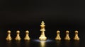 Image of chess game. Business, competition, strategy, leadership, and success concept Royalty Free Stock Photo