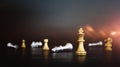 Image of chess game. Business, competition, strategy, leadership, and success concept Royalty Free Stock Photo
