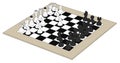 Image of chess set Royalty Free Stock Photo