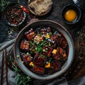 Image of Chinese food that Braised Pork Belly or Dongpo Rou