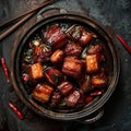 Image of Chinese food that Braised Pork Belly or Dongpo Rou