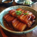 Image of Chinese food that Braised Pork Belly or Dongpo Rou