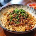 Image of Chinese food that Dan Dan Noodles