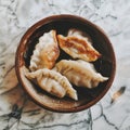 Image of Chinese food that Dumplings or Jiaozi