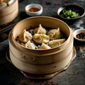 Image of Chinese food that Dumplings or Jiaozi