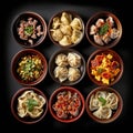 Image of Chinese food that Dumplings or Jiaozi