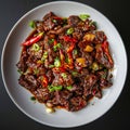 Image of Chinese food that Hunan Beef