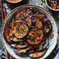 Image of Chinese food that ma po eggplant