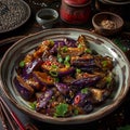 Image of Chinese food that ma po eggplant