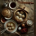 Image of Chinese food that Xiao Long Bao Royalty Free Stock Photo