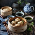 Image of Chinese food that Xiao Long Bao Royalty Free Stock Photo