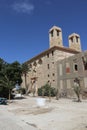 An image of the Church of San Pedro y San Pablo on the Island of Tabarca, Alicante, Spain. Royalty Free Stock Photo