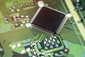 Image of the circuit board closeup Royalty Free Stock Photo