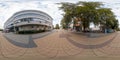 360 image of the city centre in Lovech, Bulgaria Royalty Free Stock Photo