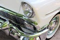 An image of a classic us car, vintage, headlight Royalty Free Stock Photo