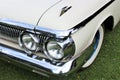 An image of a classic us car, vintage, headlight Royalty Free Stock Photo