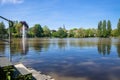 cloister lake in Sindelfingen Germany Royalty Free Stock Photo