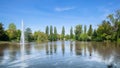 cloister lake in Sindelfingen Germany Royalty Free Stock Photo