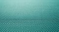 Close-up Macro View of Teal Woven Fabric Texture with Shallow Depth of Field textile Royalty Free Stock Photo