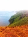 The coast of Lundy Island Royalty Free Stock Photo