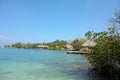 Image of the coast, Rosario Islands, Colombia Royalty Free Stock Photo