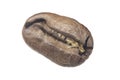 Image of coffee-bean on the white background isolated Royalty Free Stock Photo