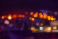 Image of colorful blurred defocused bokeh Lights. motion and nightlife concept. Elegant background. Royalty Free Stock Photo