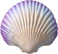 an image of a colorful seashell. Ai-Generated