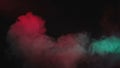 Image of colour cloudy smoke of electronic cigarette